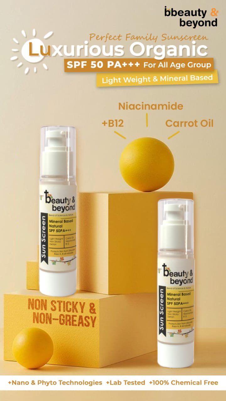 Sun Screen Mineral Based Natural SPF 50PA+++